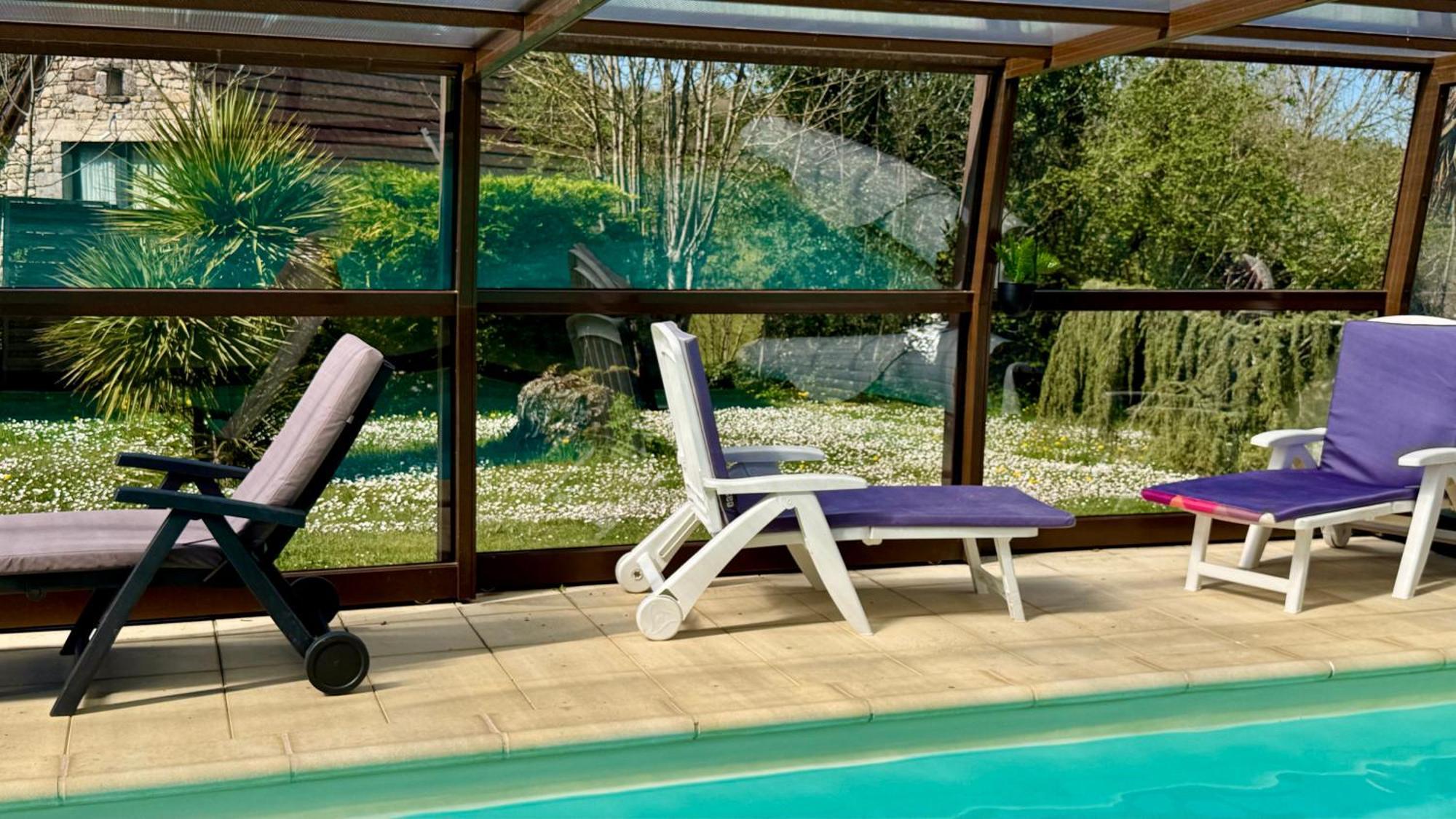 Maison De Charme Piscine Couverte Chauffee Mayrinhac-Lentour Eksteriør bilde